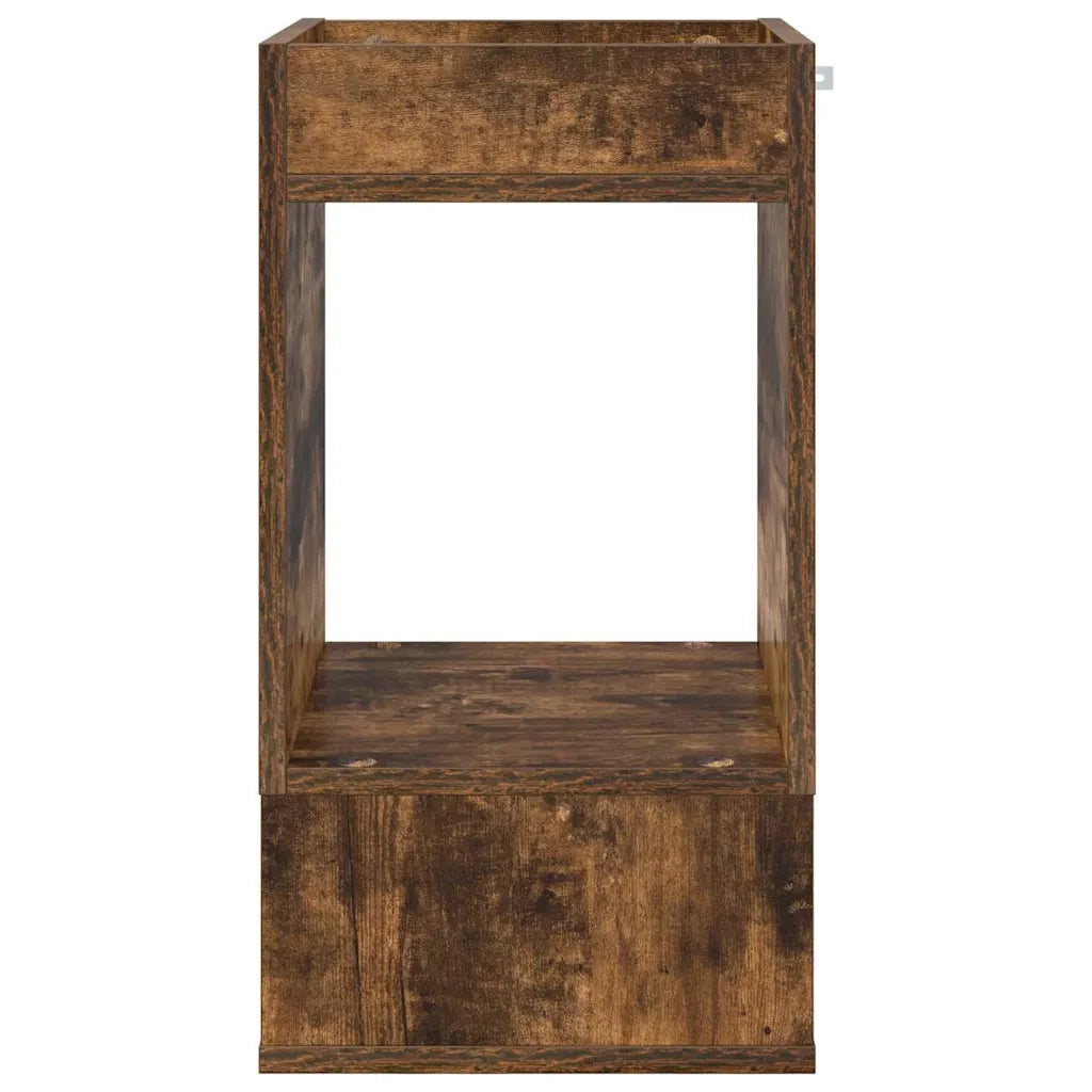 Tavolino Rovere fumé 30 x 30 x 56 cm Legno ingegnerizzato 890936