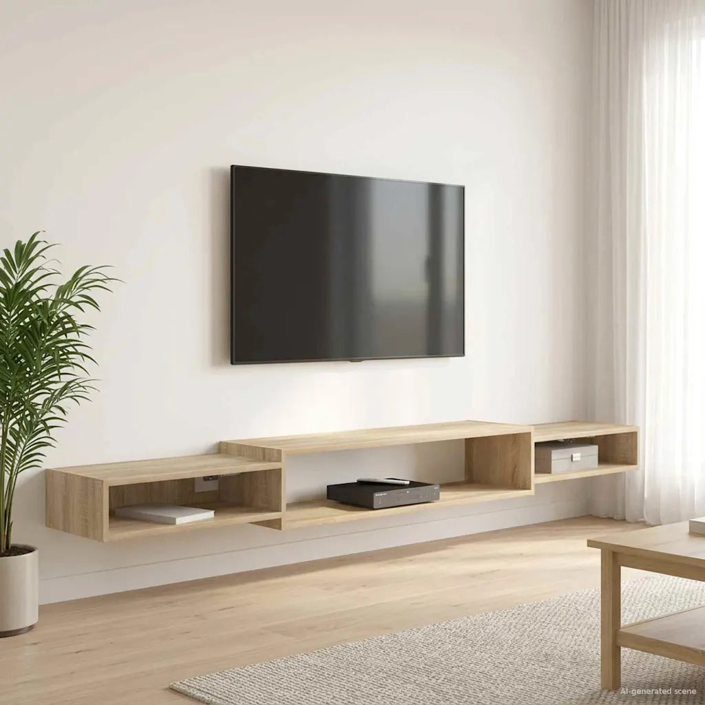 Mobile TV da Parete A parete Rovere Sonoma 220 x 28 x 21 cm 8006015
