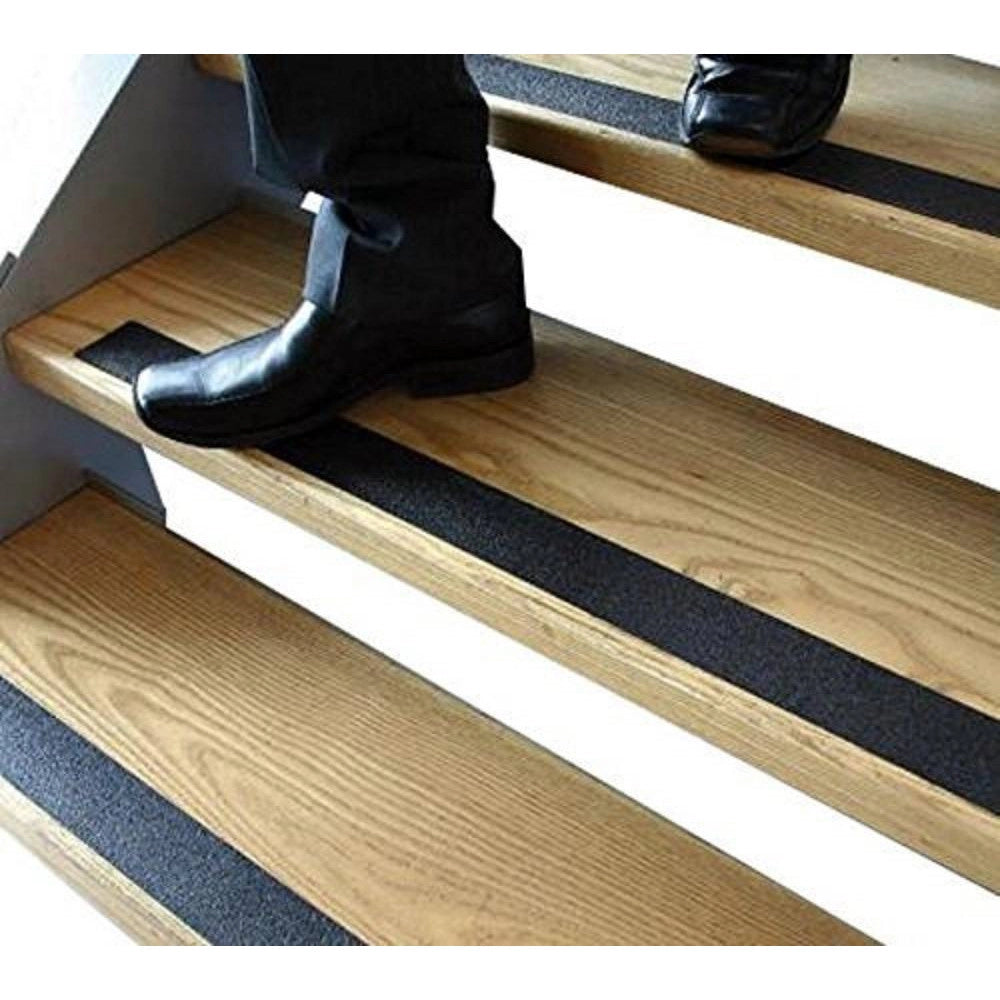 Trade Shop - Nastro Adesivo Antiscivolo Per Scale Legno Pavimento Interno Esterni 5mt 50mm -