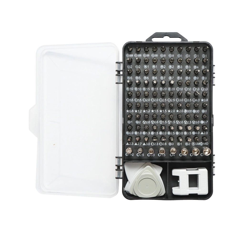 Set di cacciaviti di precisione, punte torx, croce, esagonali per elettronica 120 pezzi