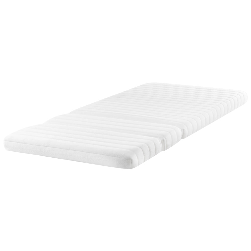 Materasso in schiuma per letto allungabile Bianco 90 x 130/160/200 cm Schiuma PU a media compattezza per bambini Sfoderabile