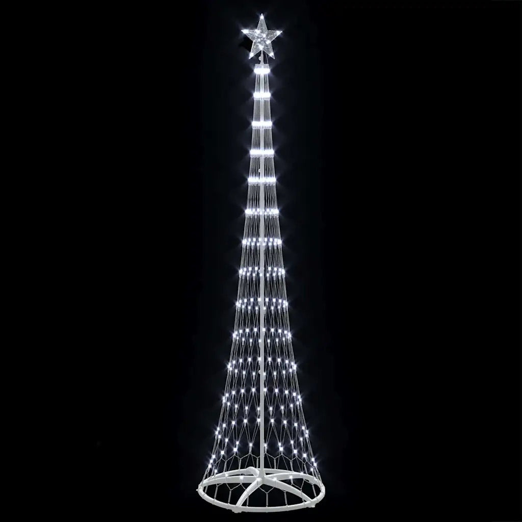 Albero di Natale LED con 290 LED Bianco freddo 250 cm Metallo 42018776