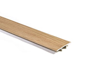 PROFILO DI DILATAZIONE IN ALLUMINIO PER LAMINATO ROVERE BEIGE mm. 38X8X900 h