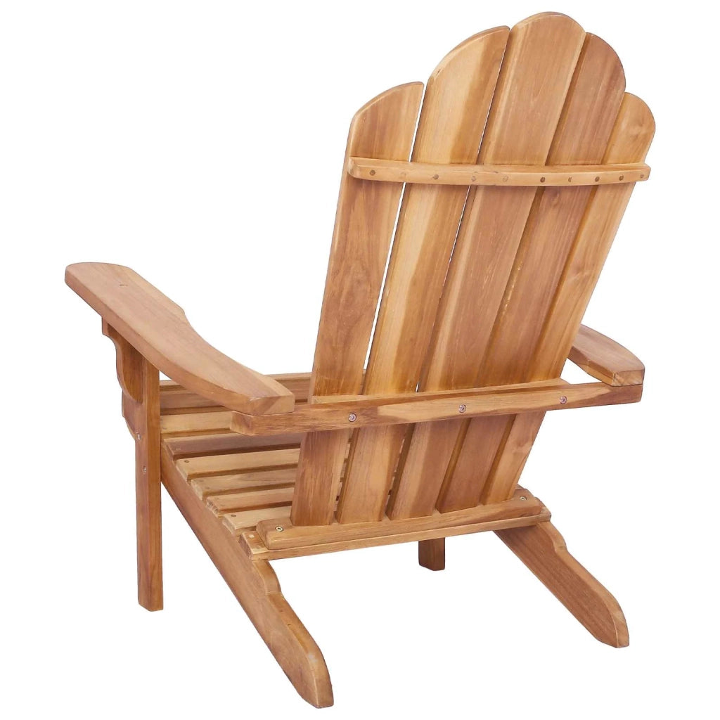 Sedia Adirondack da giardino Naturale Legno di teak solido 42041355
