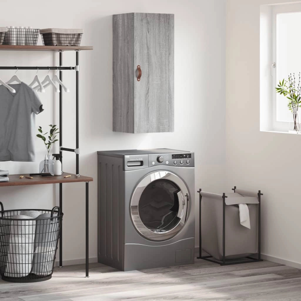 Mobile a Parete Grigio Sonoma 34,5x34x90 cmcod mxl 105331