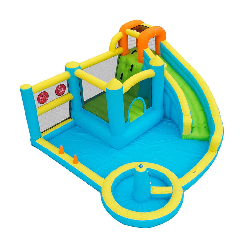 Castello Gonfiabile Acquatico con Scivolo e Piscina ¨C MINIMAL ¨C 430x390x210 cm