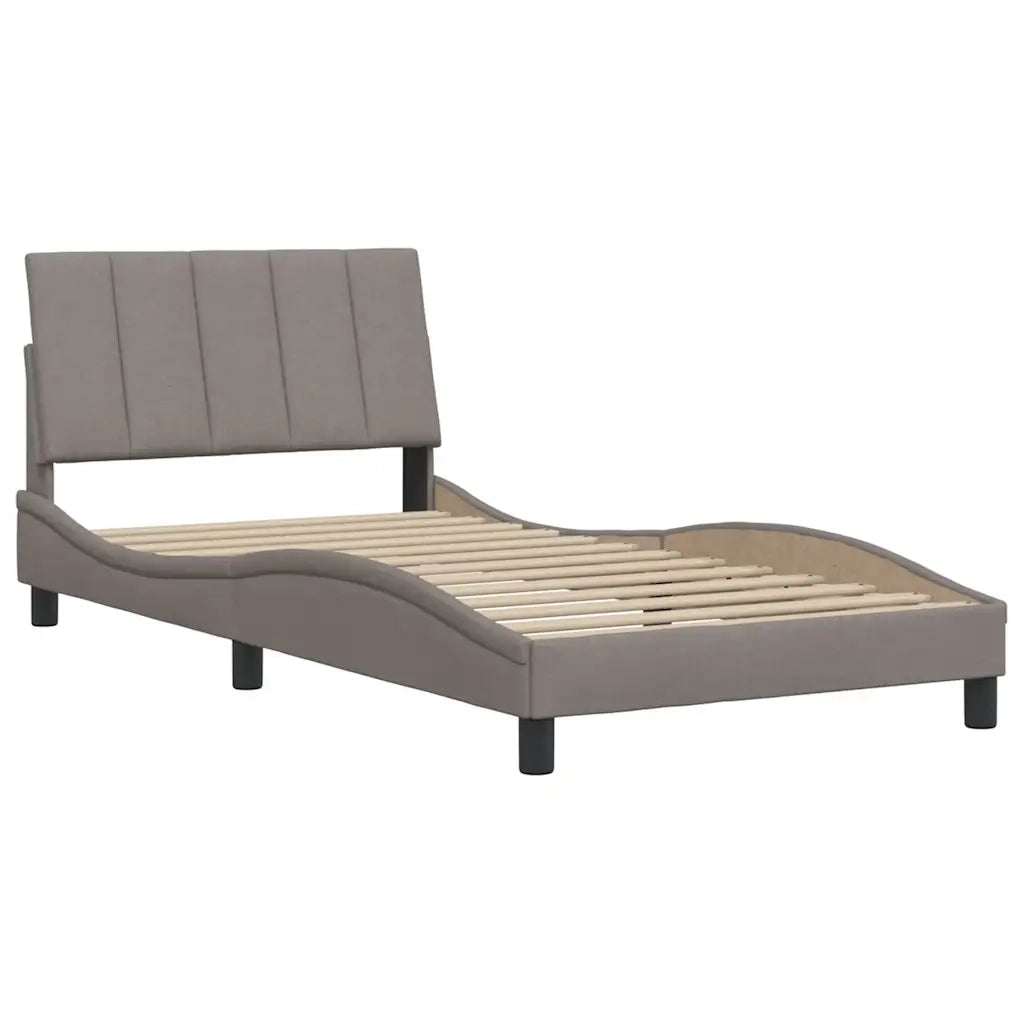 Giroletto senza Materasso Hanko Tortora 100x200 cm in Tessuto 3310374