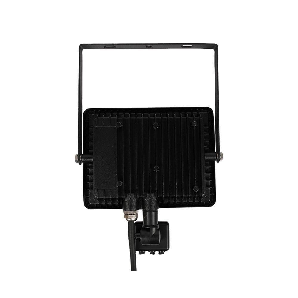 Faro LED V-TAC 30W Samsung con sensore nero IP65 2400lm