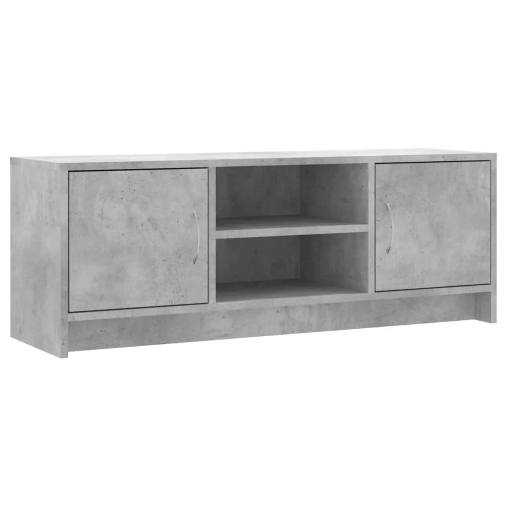 Mobile TV multimediale mensola TV credenza mobile TV sala da pranzo soggiorno camera da letto 102 x 30 x 37,5 cm legno ingegnerizzato grigio 02_0025556