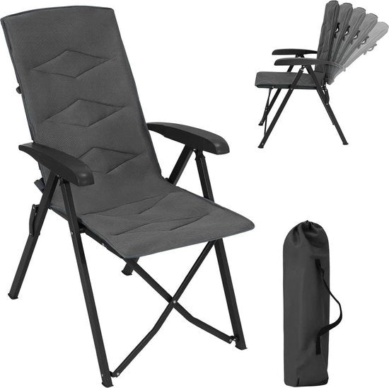 Sedile esterno pieghevole - Sedile per giardino - Sedile da campeggio pieghevole - Sedile con imbottitura respirante - 49 cm x 101 cm x 47 cm