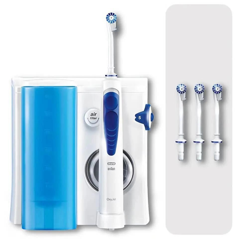 Oral-B Oxyjet Adulto Spazzolino rotante-oscillante Bianco