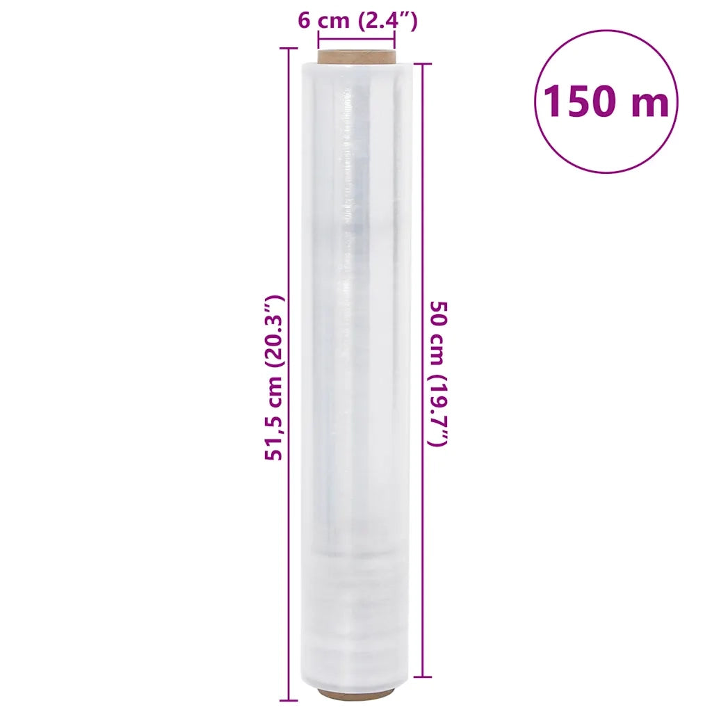 Film Estensibile 2 pz Trasparente 20 μm 50 cm x 150 m 4104849