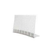 Paraspigolo in pvc per archi con rete - barra 2.5 m bianco