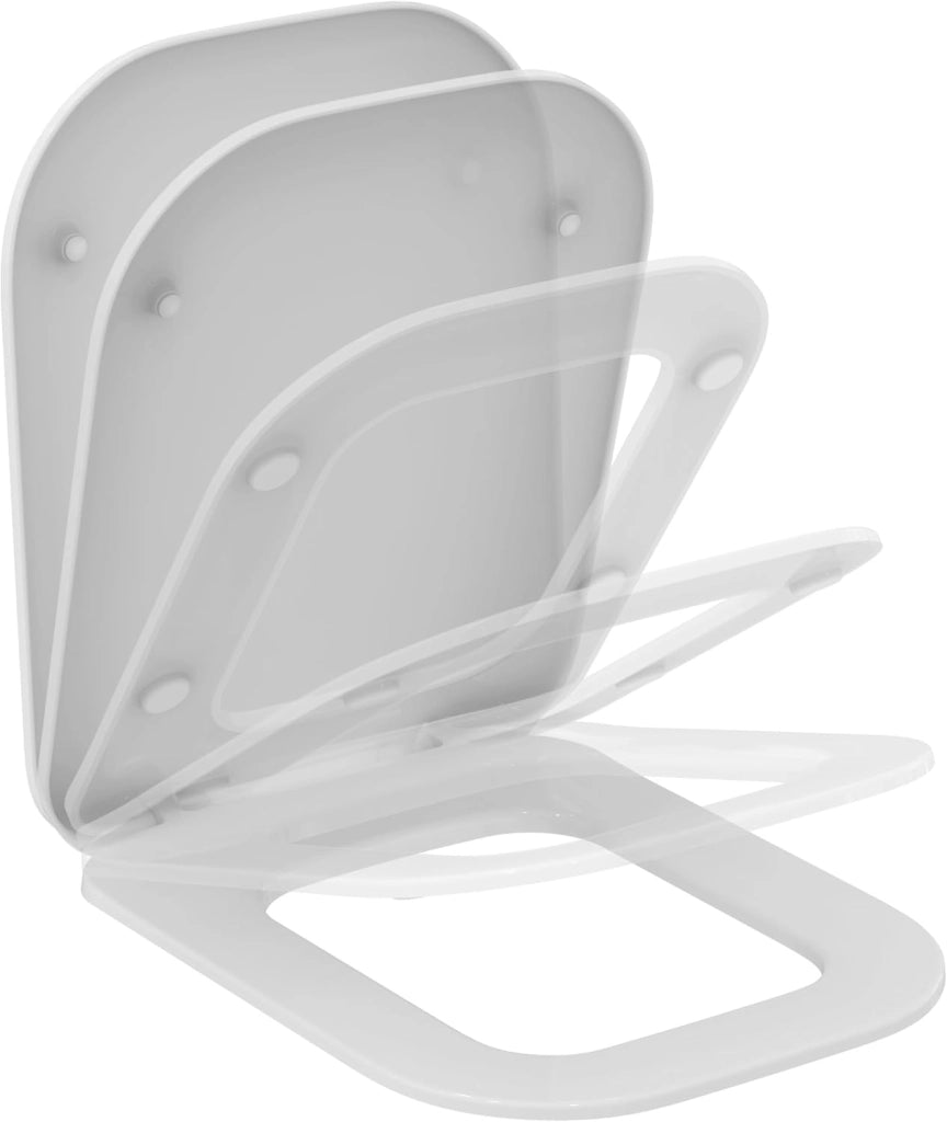 Sedile WC Ideal Standard K706501 Original Tonic II con chiusura ammortizzata, bianco