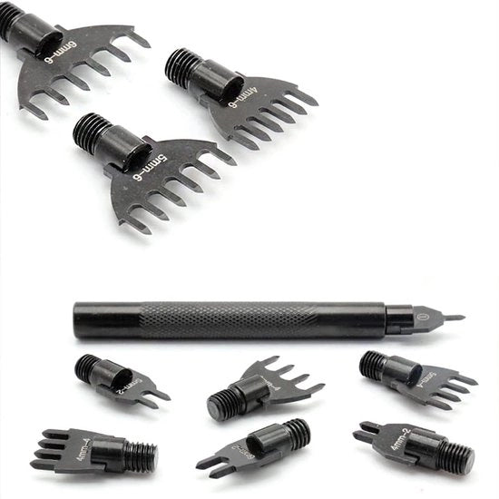 Kit di punteria a diamante - 10 pezzi - chiusura a vite - regolabile