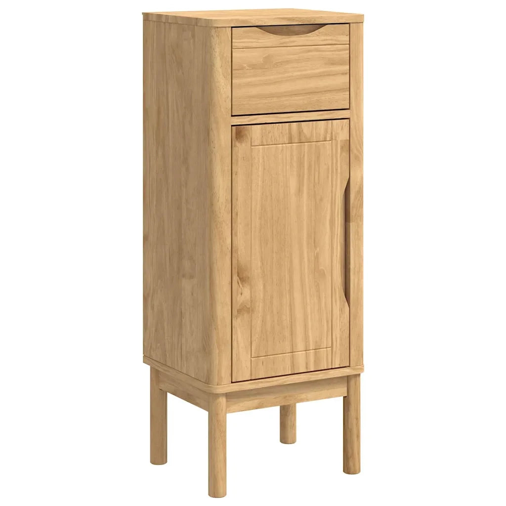 Set di mobili per il bagno con porta FLORO 2 pcs Marrone cerato