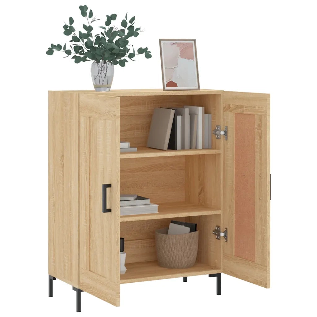 Credenza Rovere Sonoma 69,5x34x90 cm in Legno Multistrato 830199