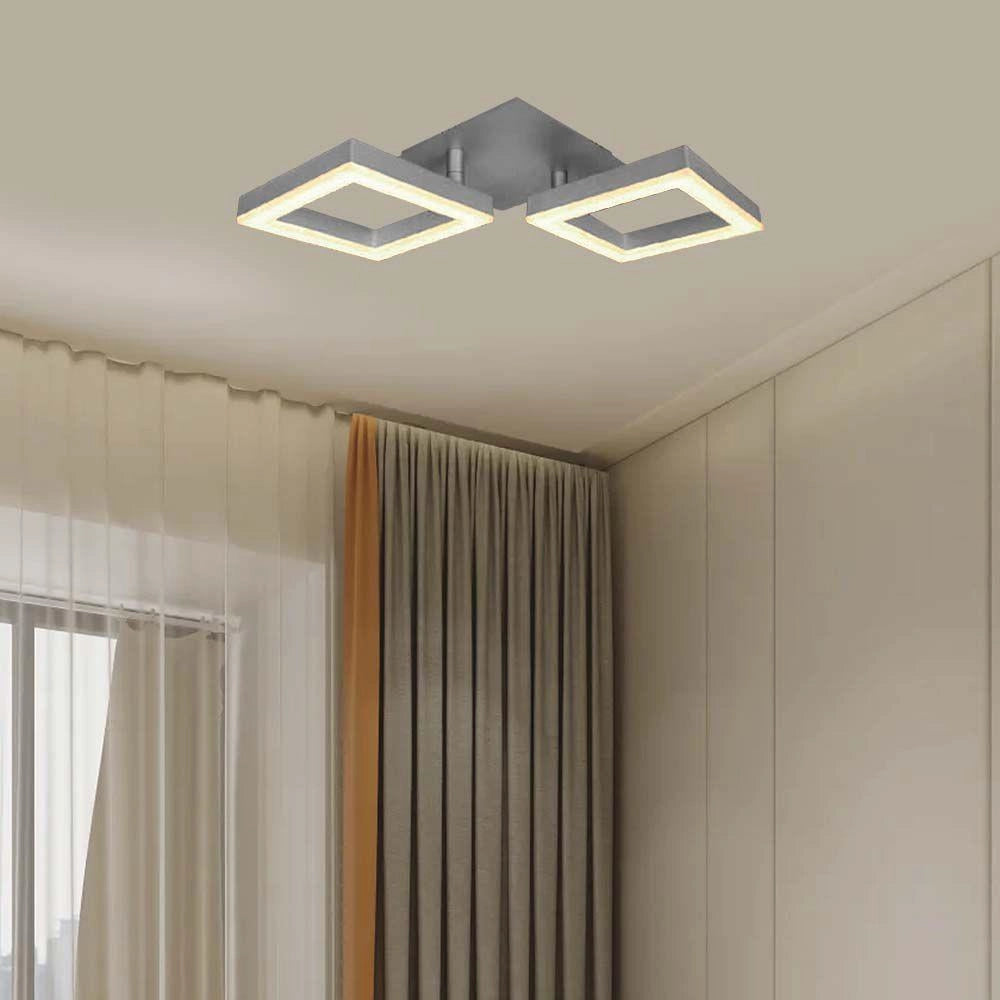 Plafoniera LED V-TAC VT-7786-7006 grigia 14W 34cm 3000K