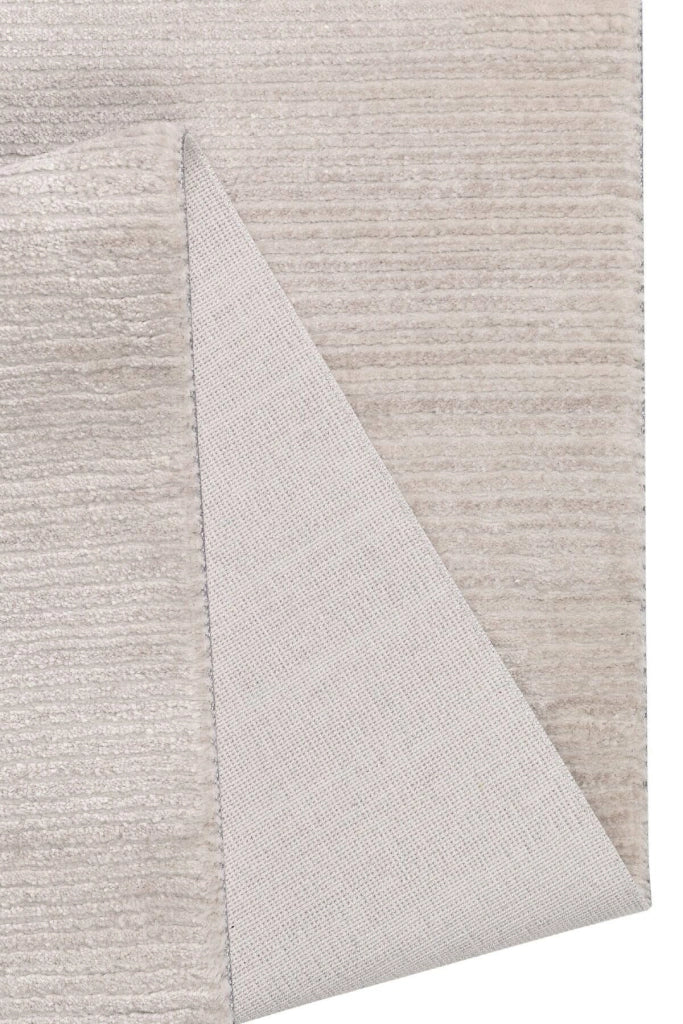 Kenton, Tappeto Materiale Struttura in Plastica, 300x100 cm Bianco