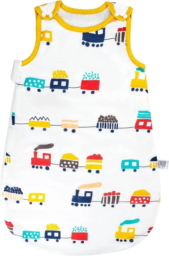 Sacco da letto per bambini premium in cotone, 0.5 tog XL, 18-24 mesi, per notti estive