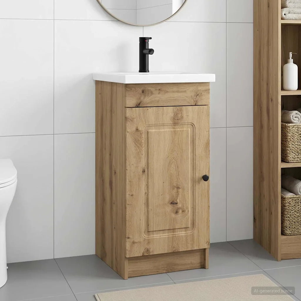 Mobile da bagno con lavabo Rovere Artigianale 42 x 40 x 84,5 cm 890003