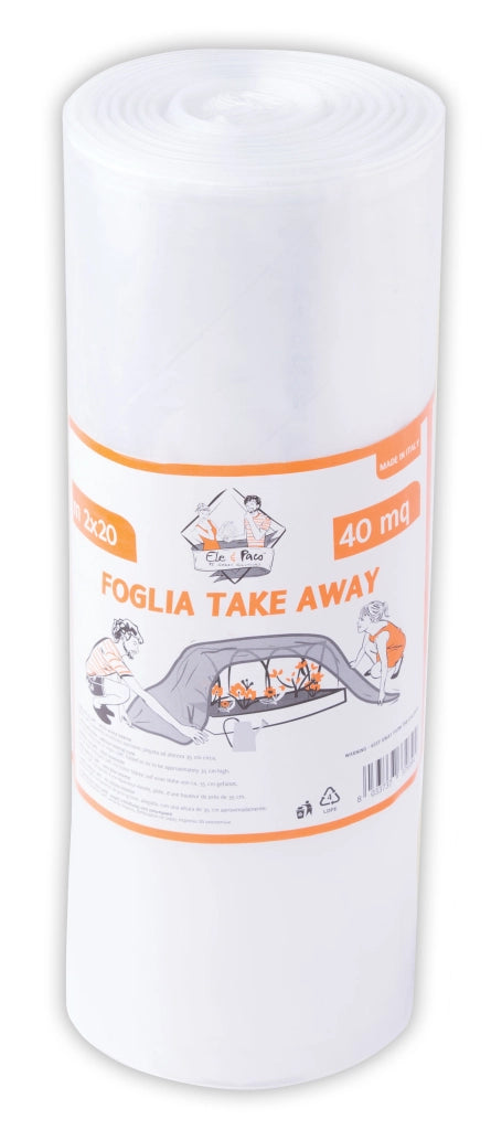 FOGLIA NEUTRA IN POLIETILENE altezza mt.4 lunghezza. mt. 10 6.00 rotoli