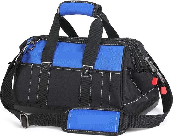 Tas da lavoro 42 cm con apertura raccordo ampio e cinturino regolabile