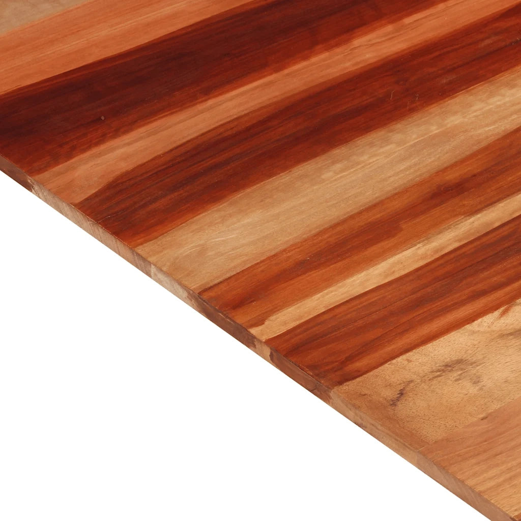 Piano Tavolo | Superficie Tavolo | Piano Scrivania in Legno Massello di Acacia 15-16 mm 80x80 cm