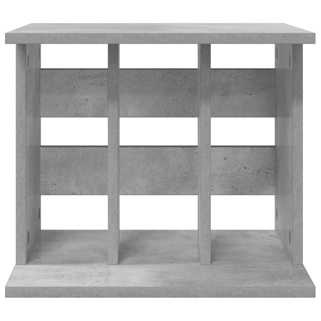 Storage per dischi in vinile Grigio Cemento 42 x 33 x 36 cm 8012837