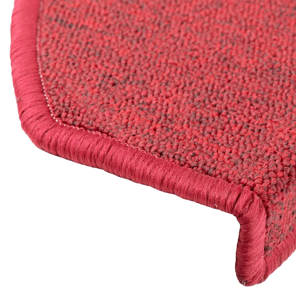 Tappetini per scale 20 pz | Gradini per Scale 65x24x4 cm Rossi Semicircolari Grandi