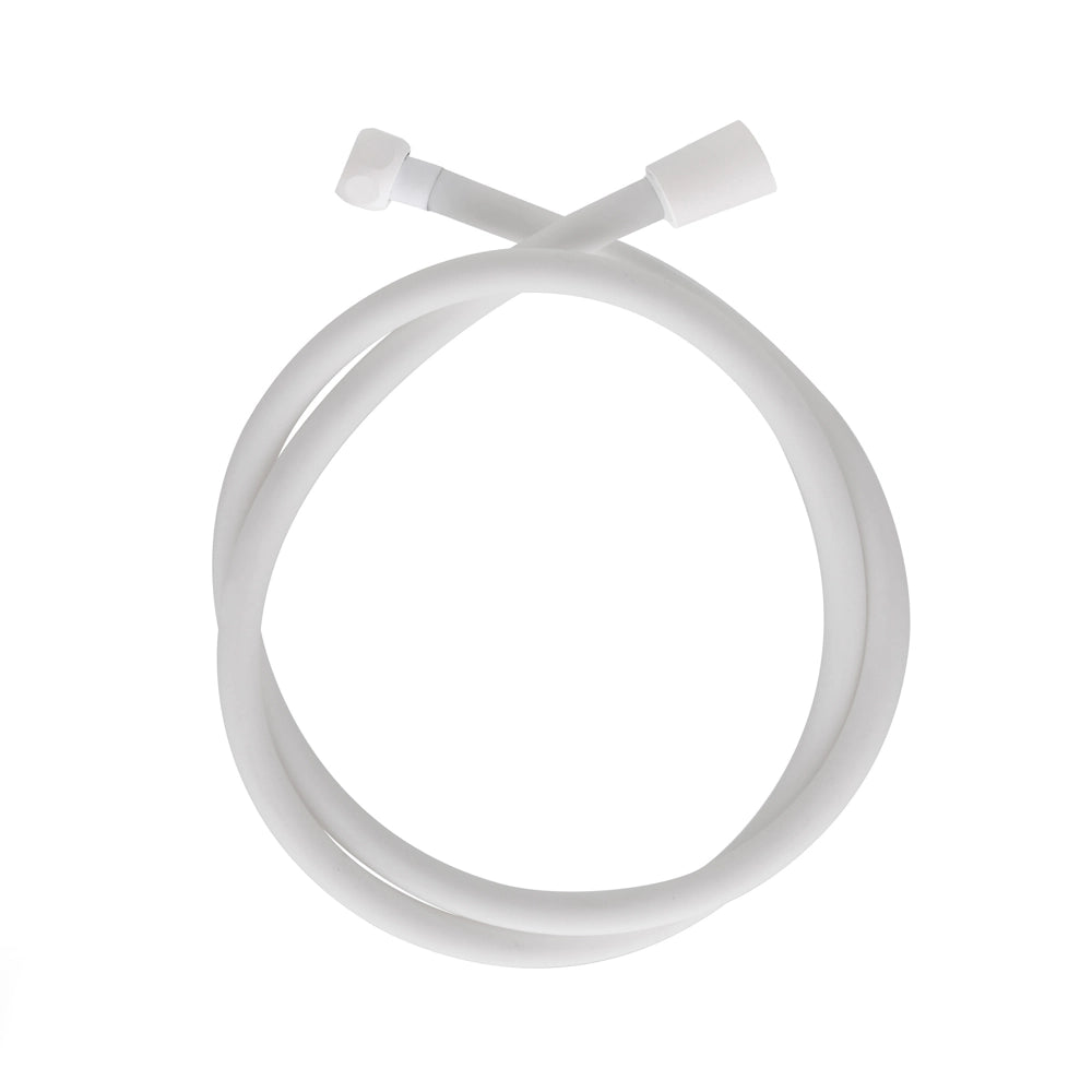 Laccio doccia 200 cm in silicone bianco antitorsione Hidra