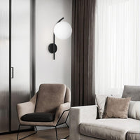 Lampada Da Parete G103-1w Black