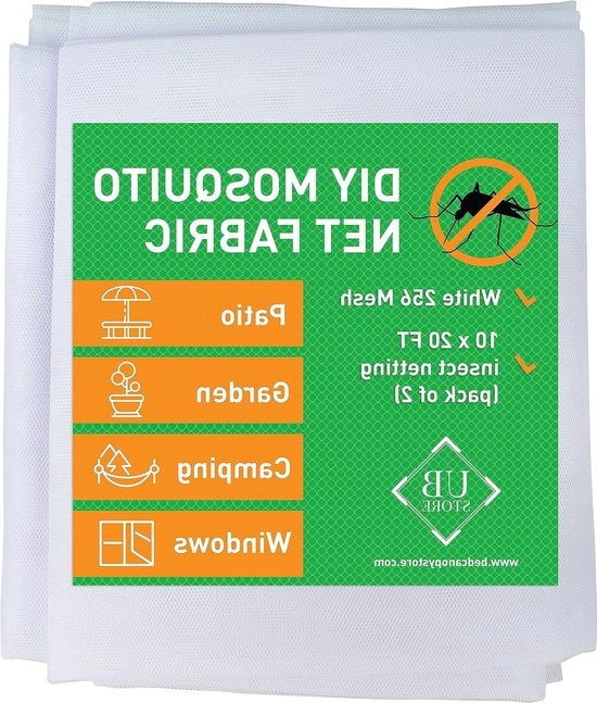 Retratto di rete di protezione da insetti per giardino e terrazza 3x6 metri 2-pack - schermo di rete per esterni e finestre