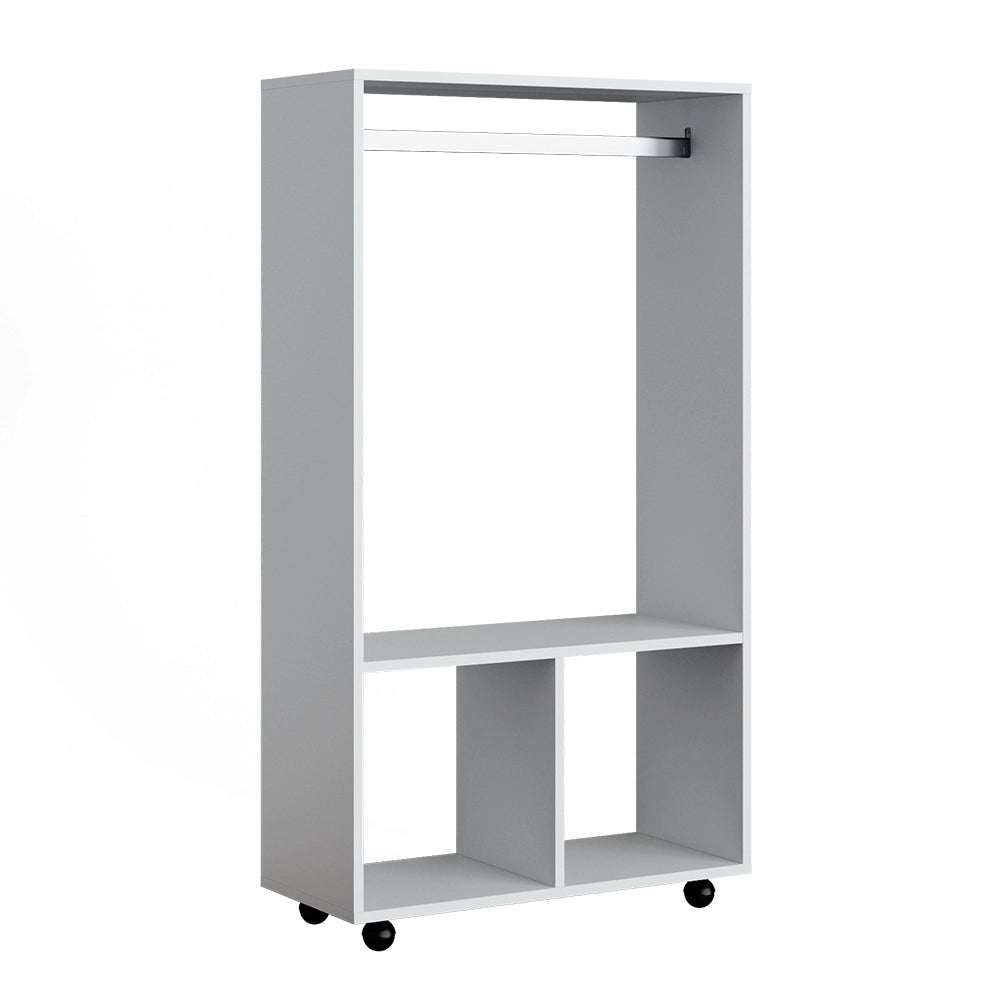 Vicco Armadio multifunzione Bianco 70 x 128 cm