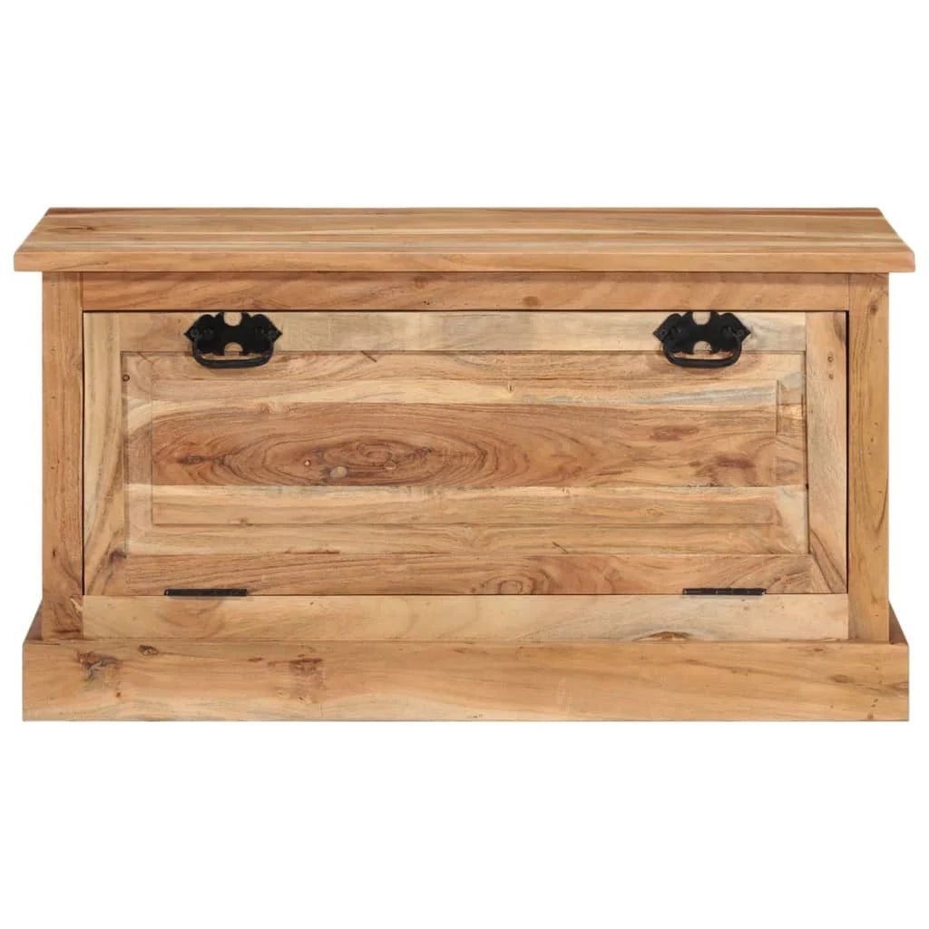 Panca portascarpe 85 x 40 x 45 cm in legno massello di acacia 02_0010916