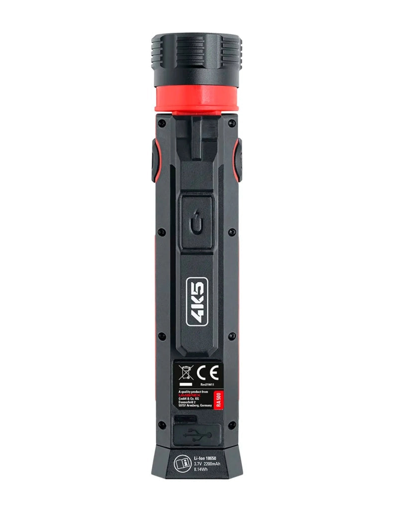 Torcia da lavoro LED con testa inclinabile 4K5 602.200A - RA 500