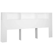 Testiera | Testata con Scomparti Bianca 220x18,5x104,5 cm