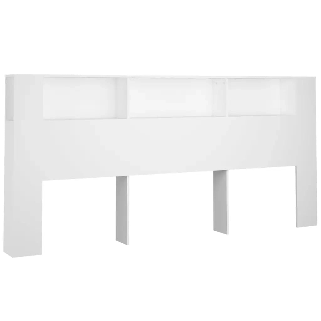 Testiera | Testata con Scomparti Bianca 220x18,5x104,5 cm