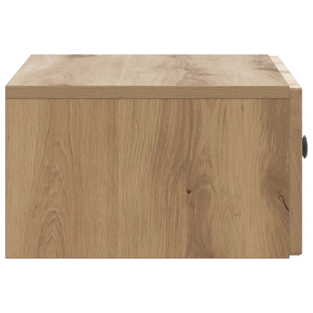 Mobiletto da notte a muro Rovere Artigianale 49 x 34,5 x 20 cm 898123