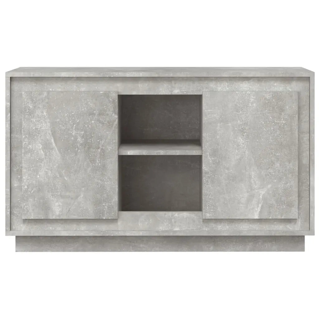 Credenza-Buffet-Armadio da cucina Grigio Cemento 102x35x60 cm in Legno Multistrato