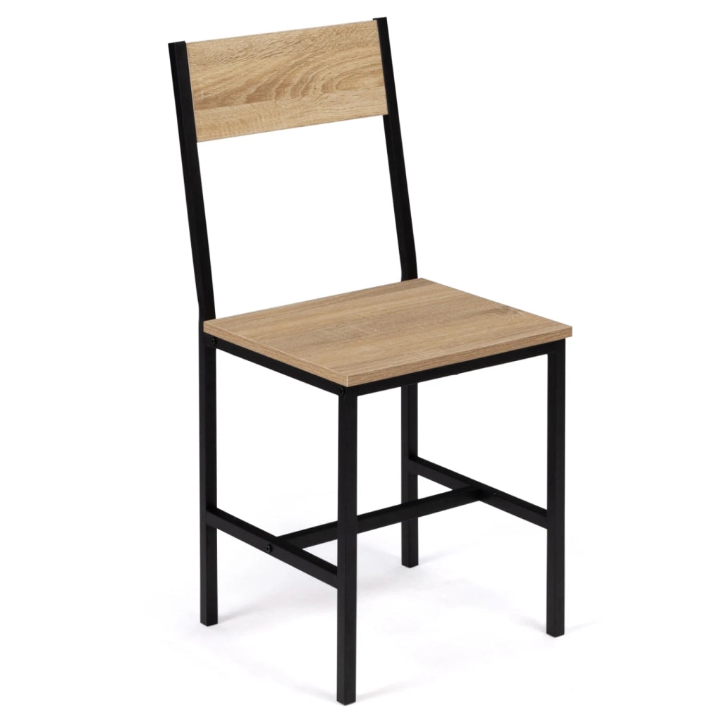 IDMarket - Set di 6 sedie da cucina di design industriale DETROIT