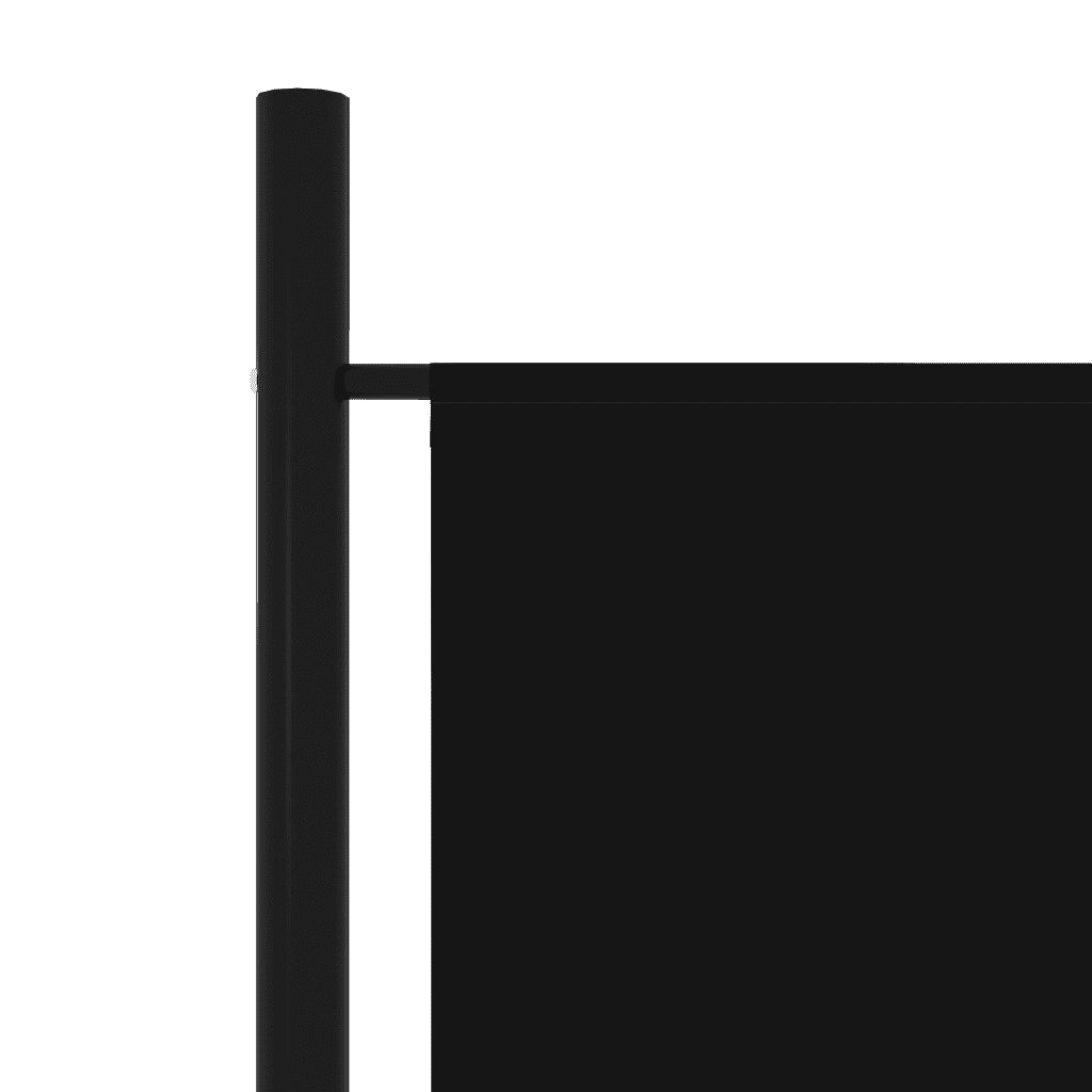 Divisorio Ambienti | Divider per stanze | Paravento a 6 Pannelli Nero 300x180 cm