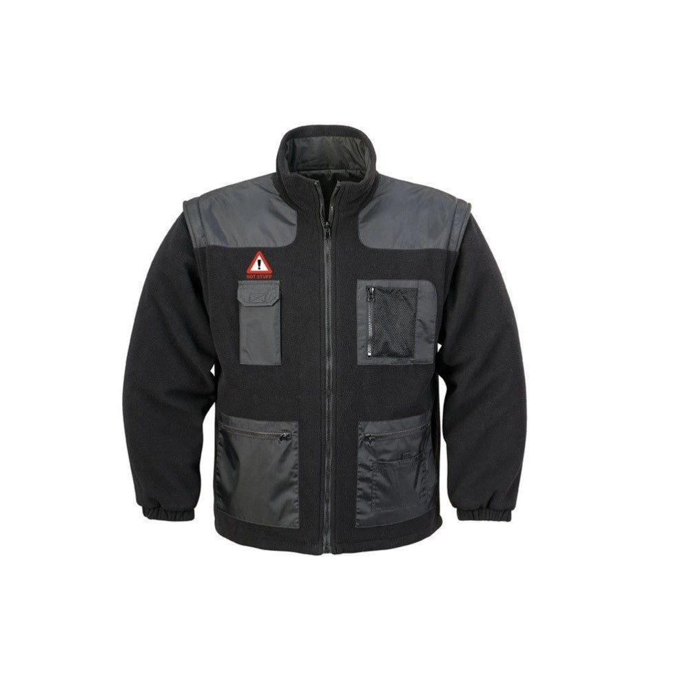 Trade Shop - Giacca 4 Usi Multitasche, Reversibile Con Maniche Asportabili 106ns -