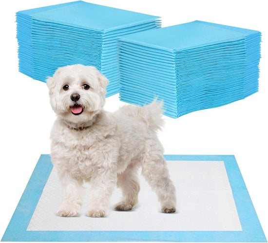 50 assorbenti per gatti - 45 x 60 cm assorbenti per pavimenti - assorbenti per superfici - superassorbenti - impermeabili e resistenti - prodotti per la pulizia per animali domestici - idonei per la formazione della pulizia per animali domestici