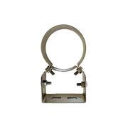 C COLLARE INOX C/STAFFA P/TUBO D 8 CM