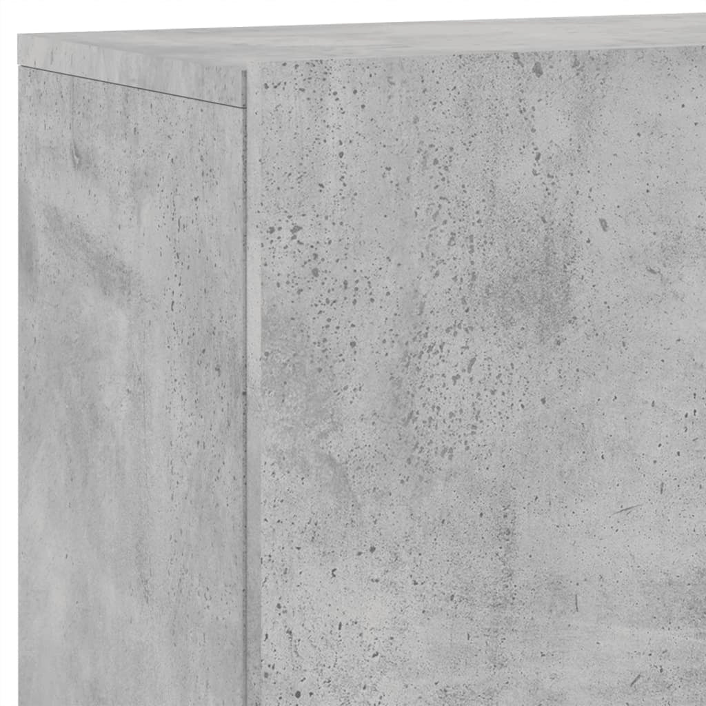 Mobile TV multimediale scaffale TV mobile TV credenza TV per sala da pranzo soggiorno camera da letto montaggio a parete 100 x 30 x 41 cm grigio 02_0027738
