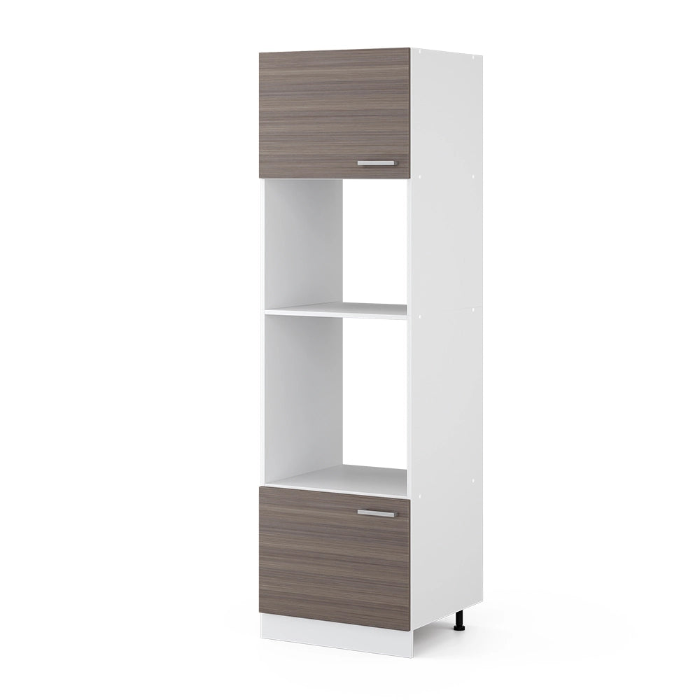 Vicco Dispensa universale Grigio 60 cm con ripiani e ante a giorno