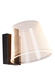 Applique bagno LED 10W KORGIS Lucide nero acrilico