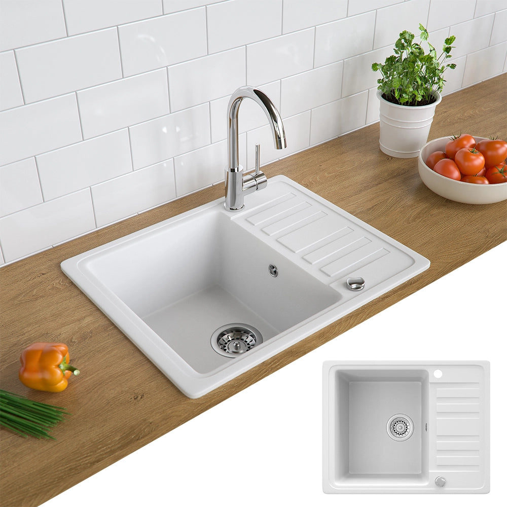 Bergström Lavello Bianco 57.5 x 46 cm con asciugatura