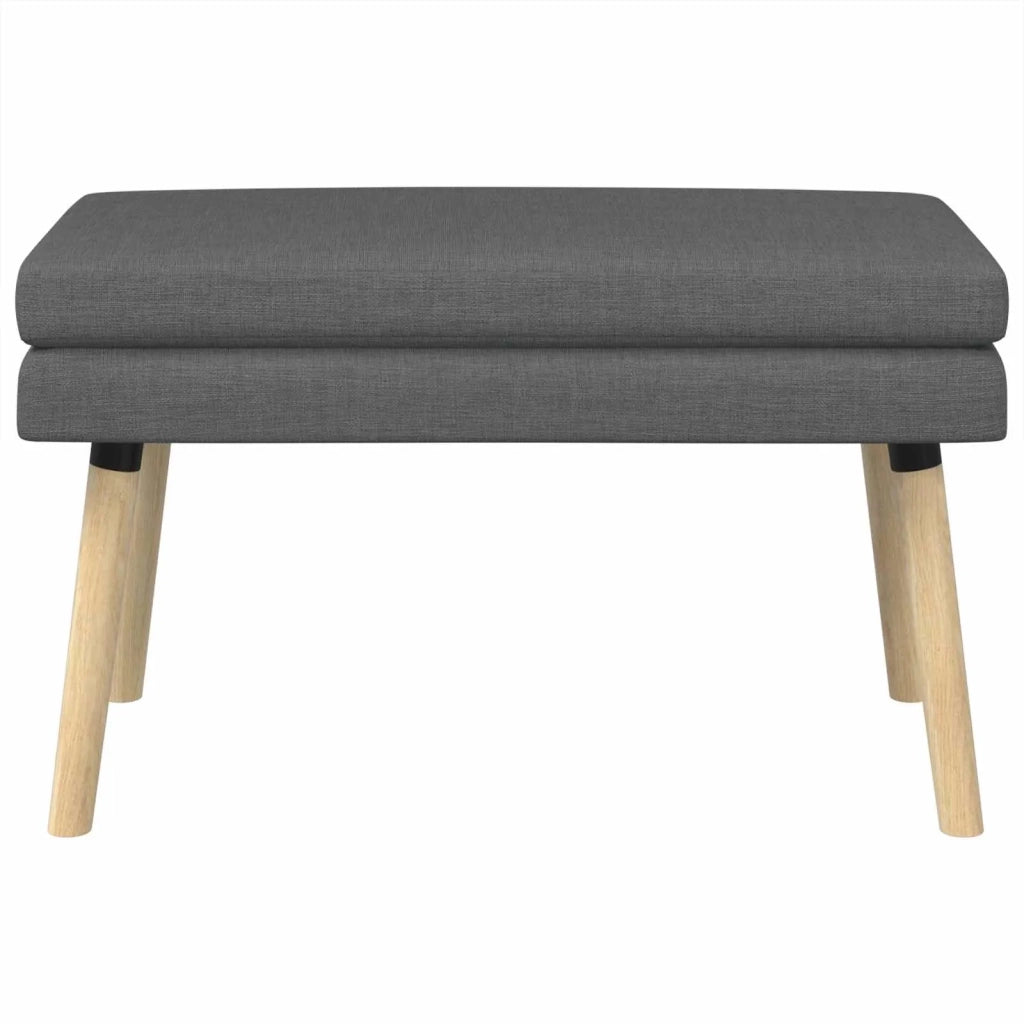 Panchina a doppio strato Grigio Scuro 80 x 40 x 47 cm Tessuto 42038432
